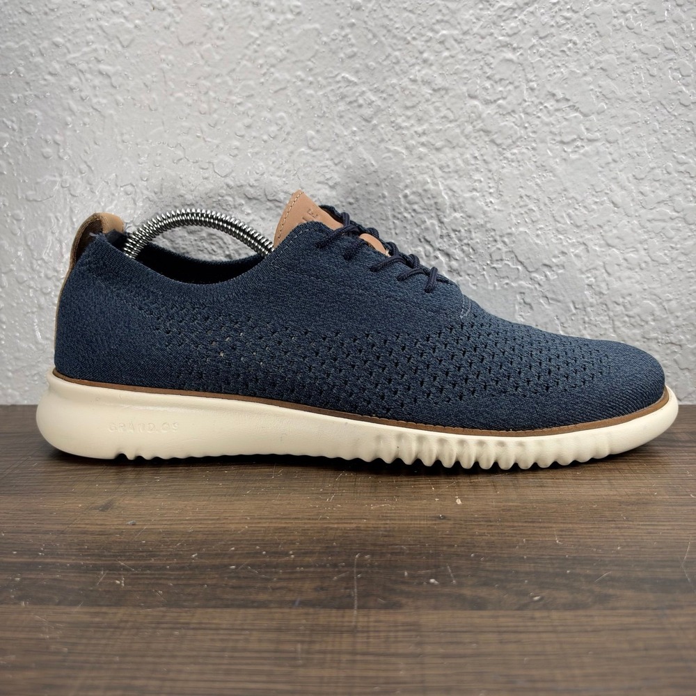 Cole Haan 2.ZeroGrand StitchLite Oxford Men's Blue Shoes - Men's Size 9 (M)